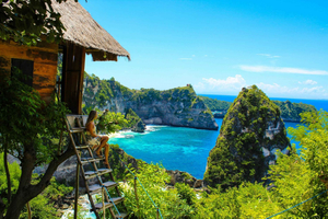 Desde excursión de 1 día al este de Nusa Penida con almuerzo y recogida del hotel